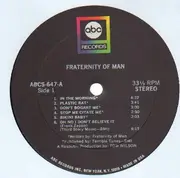 LP - The Fraternity Of Man - The Fraternity Of Man - ORIGINAL