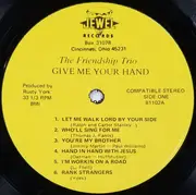 LP - The Friendship Trio - Give Me Your Hand