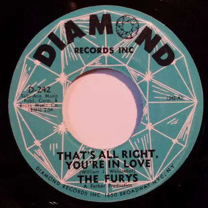 The Fury's - That's All Right, You're In  Love