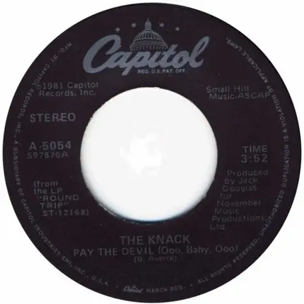 The Knack - Pay The Devil (Ooo Baby Ooo)