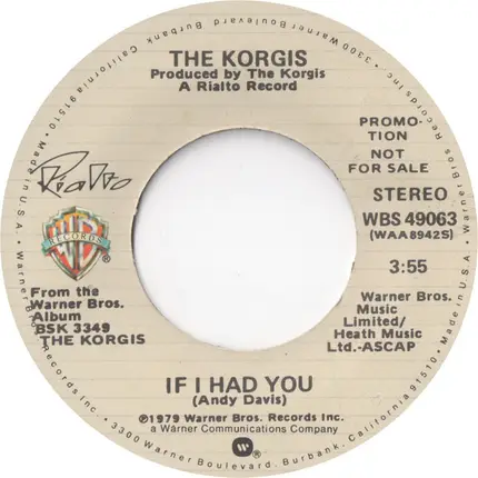 The Korgis - If I Had You