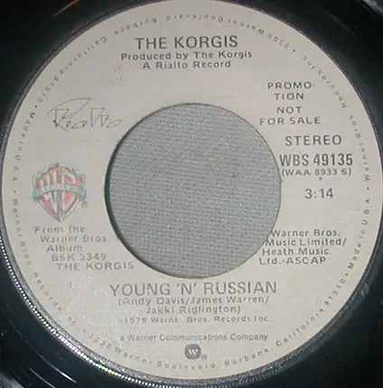 The Korgis - Young 'N' Russian