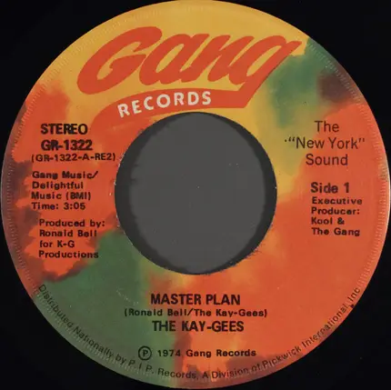 The Kay-Gees - Master Plan / Who's The Man? (With The Master Plan)