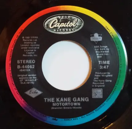 The Kane Gang - Motortown