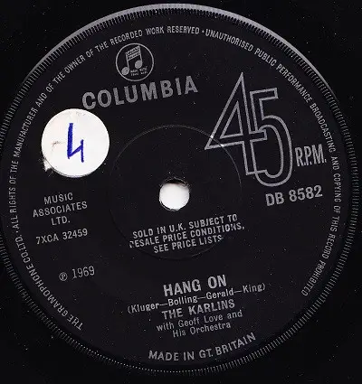 The Karlins - Hang On / The White House