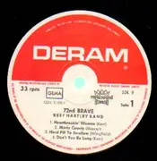 LP - The Keef Hartley Band - Seventy Second Brave - Original 1st German