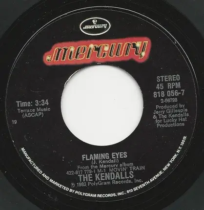 The Kendalls - Thank God For The Radio / Flaming Eyes