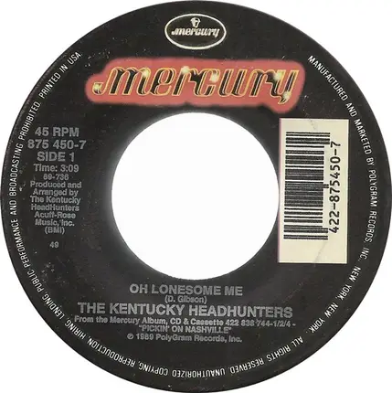 The Kentucky Headhunters - Oh Lonesome Me