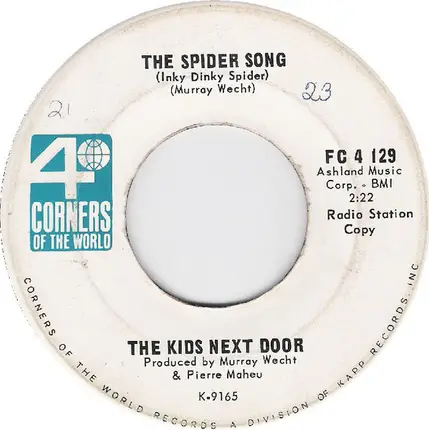 The Kids Next Door - The Spider Song (Inky Dinky Spider)
