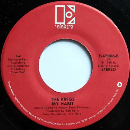 The Kings - Switchin' To Glide / My Habit