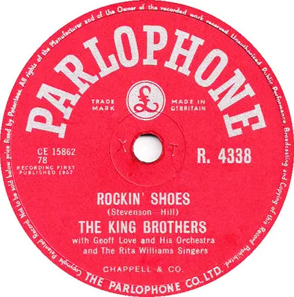 The King Brothers With Geoff Love & His Orchestra And The Rita Williams Singers - In The Middle Of An Island / Rockin' Shoes