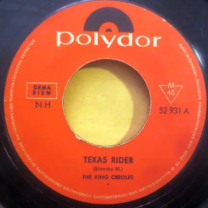 The King Creole's - Texas Rider / Spanish Serenade