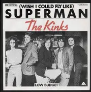 7inch Vinyl Single - The Kinks - (Wish I Could Fly Like) Superman