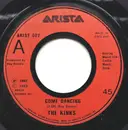 7inch Vinyl Single - The Kinks - Come Dancing - Red Injection Labels