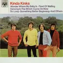 LP - The Kinks - Kinda Kinks - BLACK & WHITE LABELS