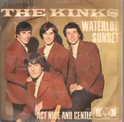 7inch Vinyl Single - The Kinks - Waterloo Sunset / Act Nice And Gentle - mod classic