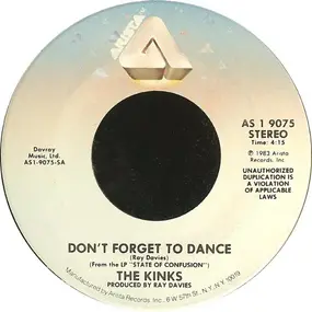 The Kinks - Don't Forget To Dance