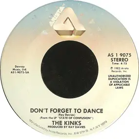 The Kinks - Don't Forget To Dance