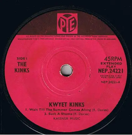 The Kinks - Kwyet Kinks