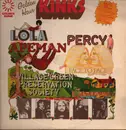 Double LP - The Kinks - Lola, Percy & The Apemen Come Face To Face With The Village Green Preservation Society... Something Else! - Not embossed