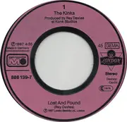 7inch Vinyl Single - The Kinks - Lost And Found