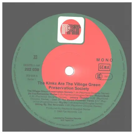 The Kinks - The Kinks Are The Village Green Preservation Society