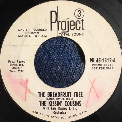 The Kissin' Cousins With Lew Davies And His Orchestra - The Breadfruit Tree