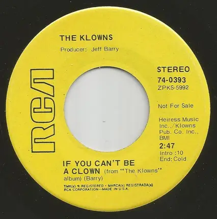 The Klowns - Lady Love