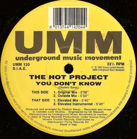 The Hot Project - You Don't Know