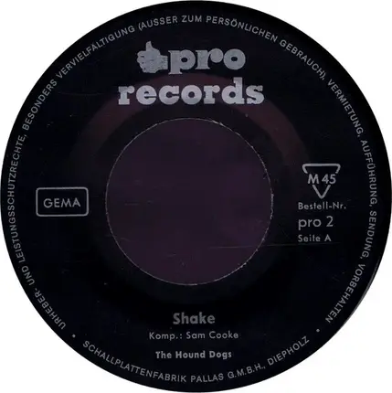 The Hound Dogs - Shake / Respect