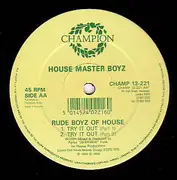 12inch Vinyl Single - The Housemaster Boyz , The Rude Boy Of House - Do It Fast / Try It Out