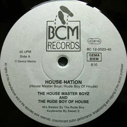 The Housemaster Boyz And The Rude Boy Of House - House Nation