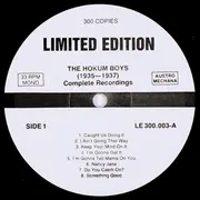 LP - The Hokum Boys - Complete Recordings 1935-1937 - Numbered, Mono