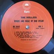 LP - The Hollies - Words And Music By Bob Dylan