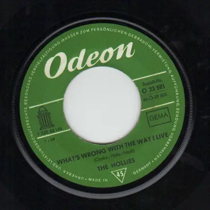 The Hollies - High Classed / What's Wrong With The Way I Live