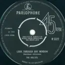 7inch Vinyl Single - The Hollies - Look Through Any Window