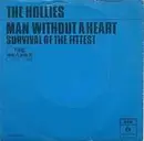 7inch Vinyl Single - The Hollies - Man Without A Heart - Blue sleeve