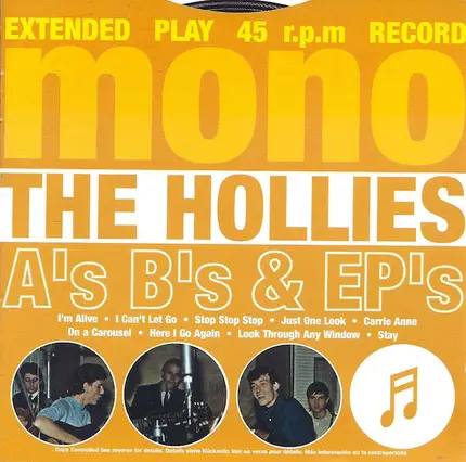 The Hollies - A's B's & EP's