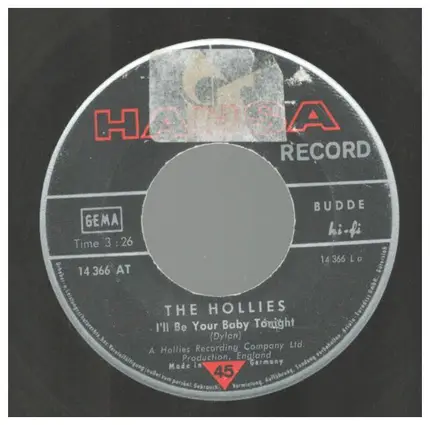 The Hollies - I'll Be Your Baby Tonight