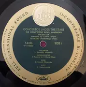 LP - The Hollywood Bowl Symphony Orchestra , Carmen Dragon , Leonard Pennario - Concertos Under The Stars