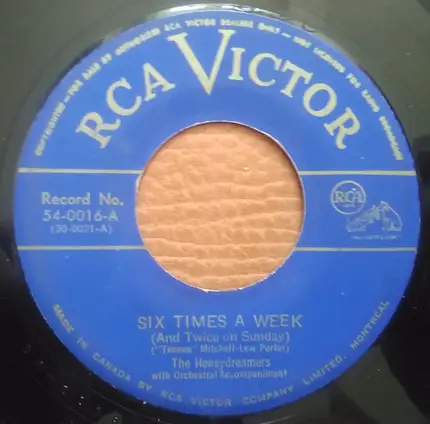 The Honeydreamers - Six Times A Week / I'll Never Slip Around Again