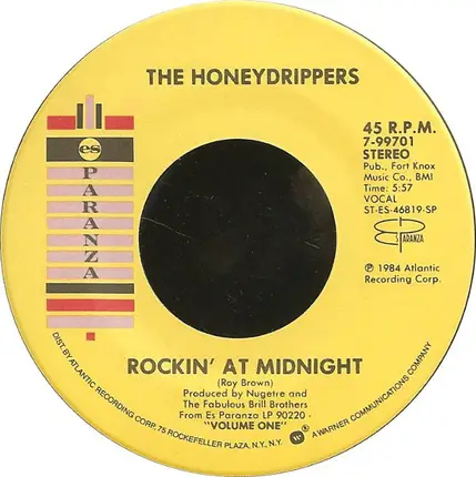 The Honeydrippers - Sea Of Love / Rockin' At Midnight