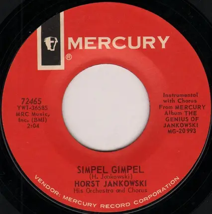 The Horst Jankowski Orchestra / The Horst Jankowski Orchestra - Simpel Gimpel