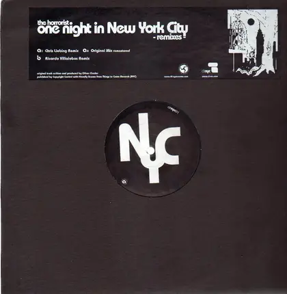 The Horrorist - One Night In New York City (Remixes)