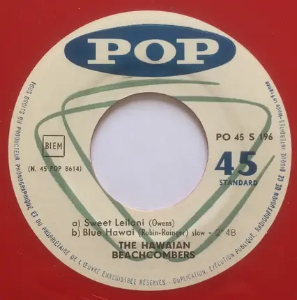 The Hawaiian Beachcombers - Song Of The Island