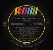 LP - The Hawaiians - I'll Sing This Song For You