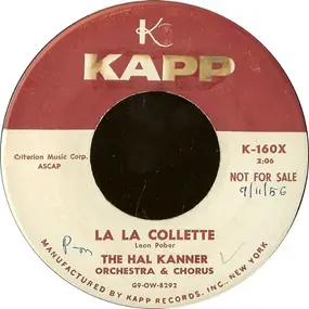 The Hal Kanner Orchestra & Chorus - La La Collette