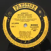 LP - The Hank Mobley Quintet - Mobley's 2nd Message - MONO.