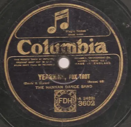The Hannan Dance Band - Moonlight And Roses / Yearning