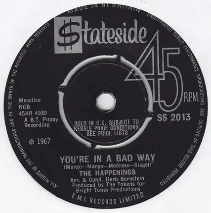 The Happenings - I Got Rhythm